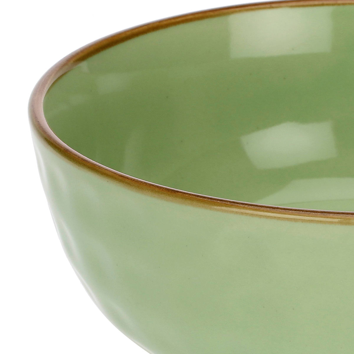 Insalatiera In Gres 20 Cm - Design Concerto Tè Verde Con Decorazioni Rose E Tulipani - Lavabile In Lavastoviglie E Microonde - Foto 7