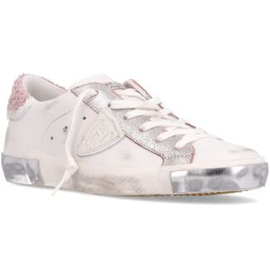 Sneakers PRSX Low Veau Eponge Blanc Rose