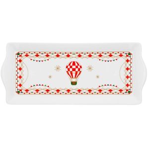 Xmas Carousel Rectangular Tray