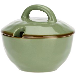 Concerto Olive Green Sugar Bowl