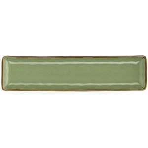 Rectangular Tray 32x8 cm Concerto Olive Green