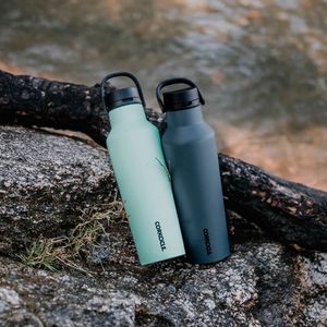Serie A Canteen Green Water Bottle