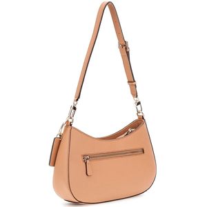 Noelle Saffiano shoulder bag with charm