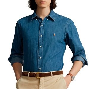 Camicia in denim Custom-Fit