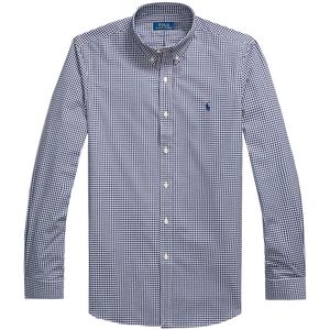 Slim-Fit poplin gingham shirt