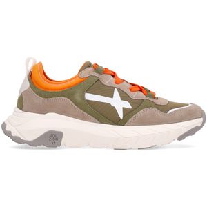 Sneakers Next-M Taupe/Militare/Orange