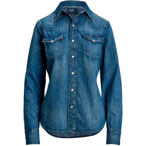 Camicia western in denim