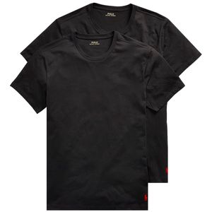 Set of two black intimate t-shirts with pony