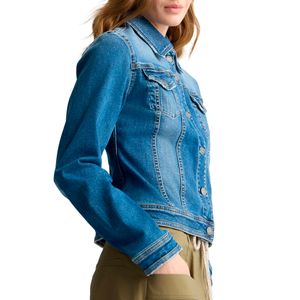 Giacca in denim di cotone stretch