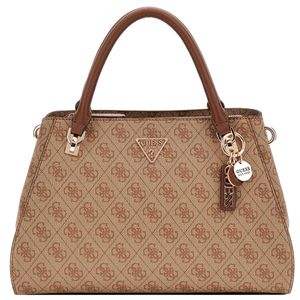 Borsa a mano Noelle beige 4G con logo triangolare