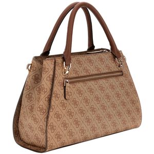 Borsa a mano Noelle beige 4G con logo triangolare