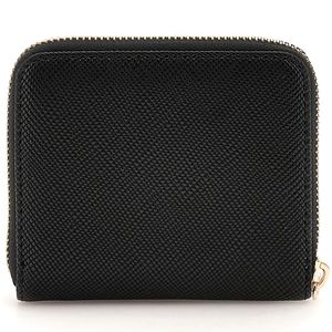Mini portafoglio Laurel saffiano nero