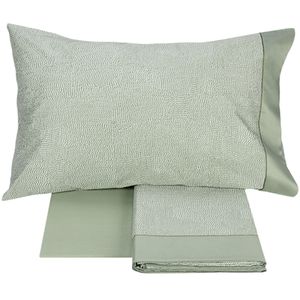 Set di lenzuola matrimoniali Sashiko 260x295
