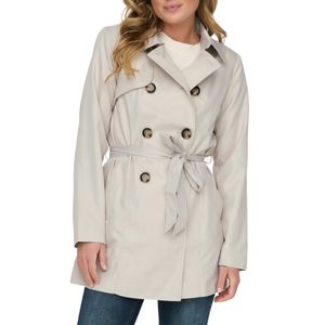 Trench OnlValerie con bottoni e cintura