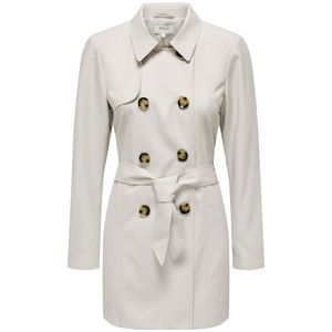 Trench OnlValerie con bottoni e cintura