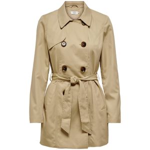 Trench OnlValerie con bottoni e cintura