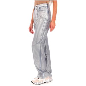 Silver coated jeans