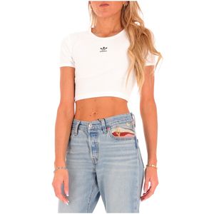 T-shirt cropped bianca