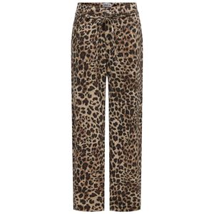 OnlGianna animal print cotton trousers