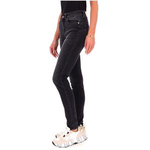 Jeans skinny fit con logo ricamato