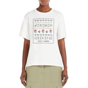 T-shirt Cabina in jersey con stampa
