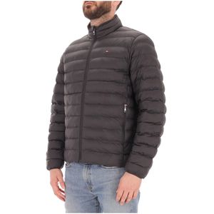 Jacket with zip and logo slider, crew neck