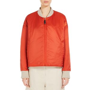 Beige and orange reversible Licia jacket