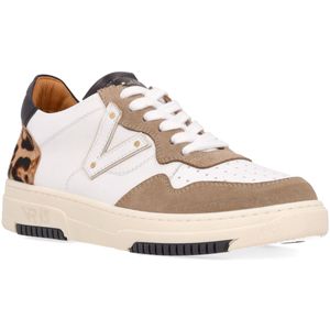 Sneakers Saint Barth bianche in cuoio