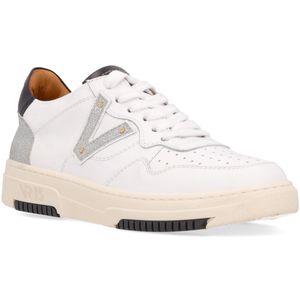 Sneakers Saint Barth bianche in cuoio