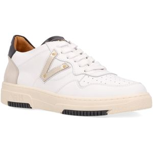 Sneakers Saint Barth bianche in cuoio