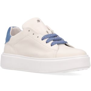 Sneakers con talloncino in denim