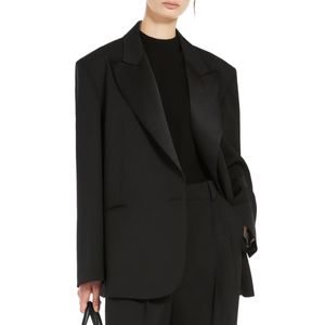 Sava oversized black jacket
