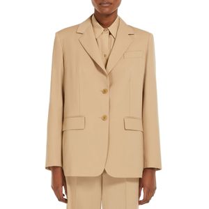 Blazer Materia con collo a rever