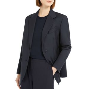 Materia Blazer with reverse collar