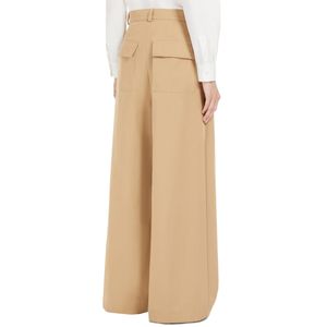 Wide leg cotton trousers Nebbie