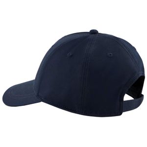 Cappello blu con visiera