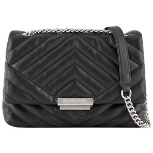 Metalassè shoulder bag with front logo