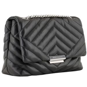 Metalassè shoulder bag with front logo