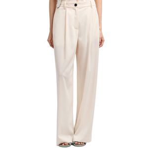 Pantaloni a gamba dritta bianchi