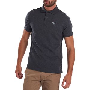 Polo in cotone con stampe tartan nel colletto