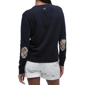 Cardigan Bredon con dettagli tartan