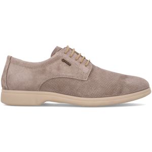 Pewter Suede Lace-up