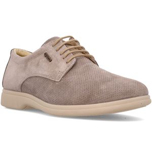 Pewter Suede Lace-up