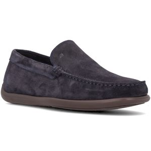 Mocassino in suede effetto forato