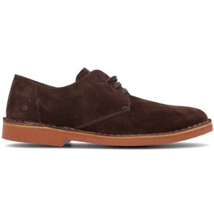 Solid color suede lace-up