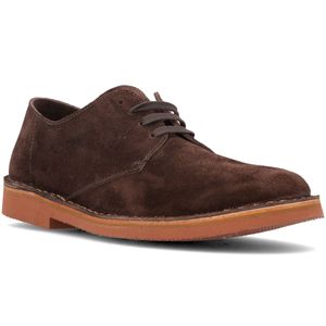 Solid color suede lace-up
