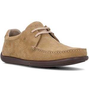 Solid color nubuck ankle boot