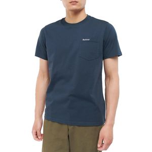 T-Shirt in jersey con taschino logato