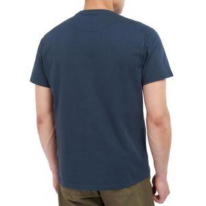 T-Shirt in jersey con taschino logato