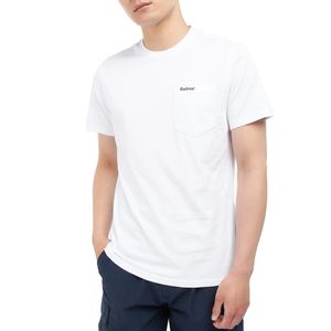 T-Shirt in jersey con taschino logato